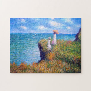 Claude Monet: Spaziergang an der Steilküste bei Po Puzzle