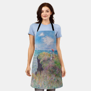Claude Monet - Spaziergang auf dem Klippenpfad in  Schürze