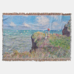 Claude Monet - Spaziergang auf der Klippe in Pourv Decke