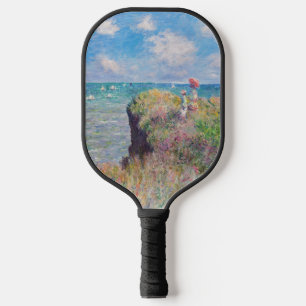 Claude Monet - Spaziergang auf der Klippe in Pourv Pickleball Schläger
