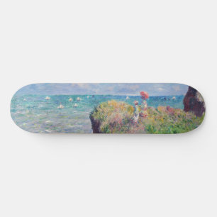 Claude Monet - Spaziergang auf der Klippe in Pourv Skateboard