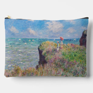 Claude Monet - Spaziergang auf der Klippe in Pourv Zubehörtasche