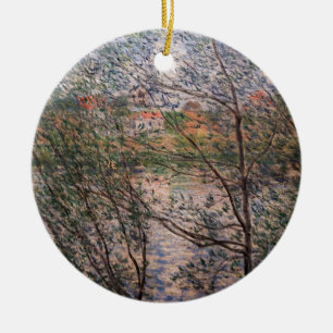 Claude Monet - Springtime durch die Zweige Keramik Ornament