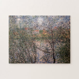 Claude Monet - Springtime durch die Zweige Puzzle