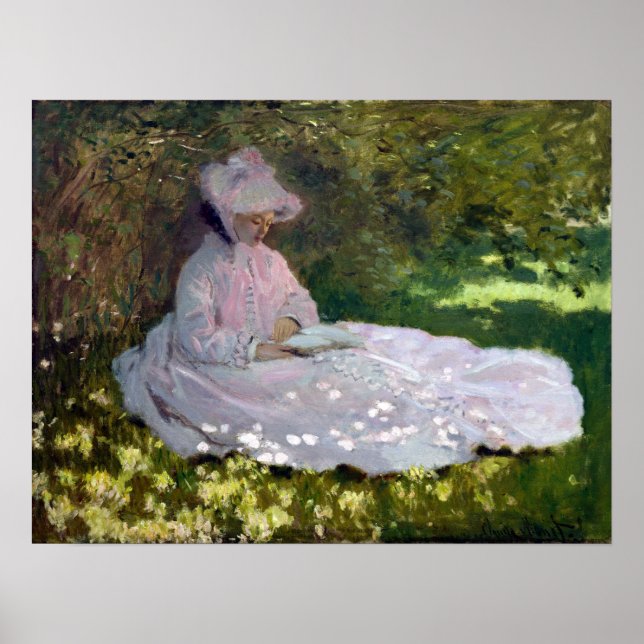 Claude Monet Springtime Poster (Vorne)