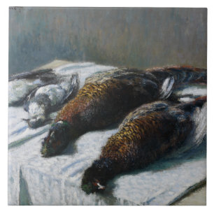 Claude Monet - Stillleben mit Fasanen Fliese