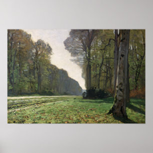 Claude Monet   Straße nach Bas-Breau, Fontaineblea Poster