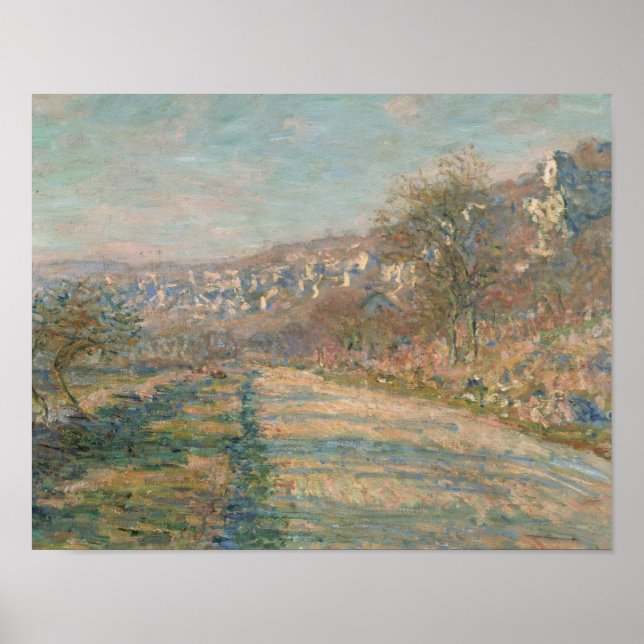 Claude Monet - Straße von La Roche-Guyon Poster (Vorne)