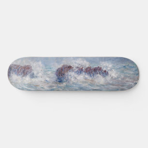 Claude Monet - Sturm an der Küste von Belle-Ile Skateboard