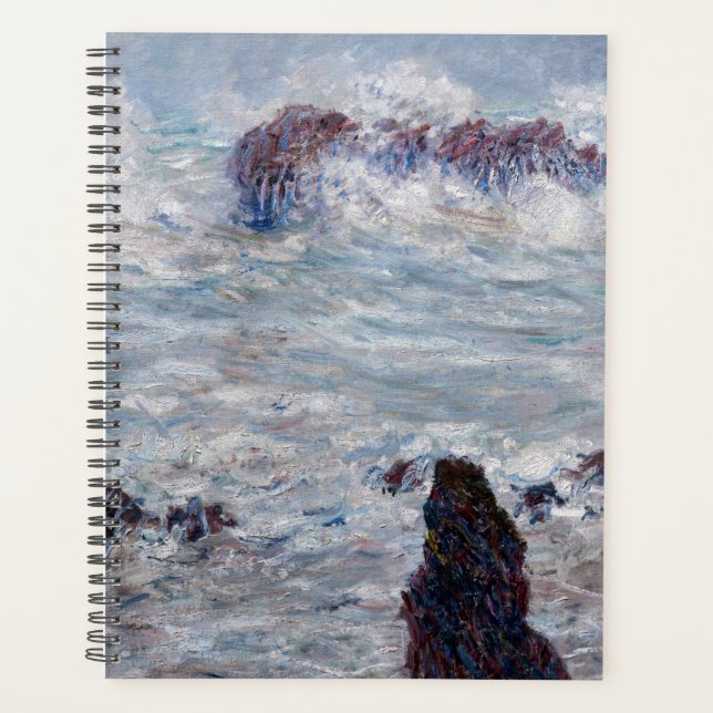 Claude Monet - Sturm vor der Küste von Belle-Ile Planer (Vorderseite)
