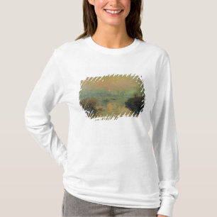 Claude Monet Sun, der über die Seine einstellt T-Shirt