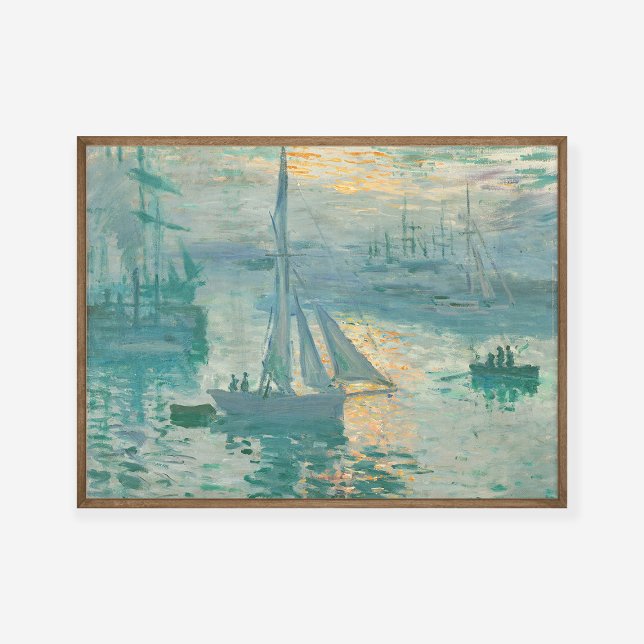 Claude Monet Sunrise Marine Art Print Poster (Von Creator hochgeladen)