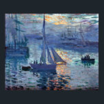 Claude Monet Sunrise - Marine Poster<br><div class="desc">Claude Monet Sunrise - Marine</div>