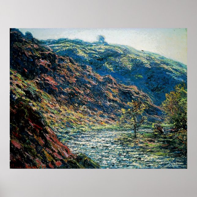 Claude Monet - Tal der kleinen Kreuz Poster (Vorne)