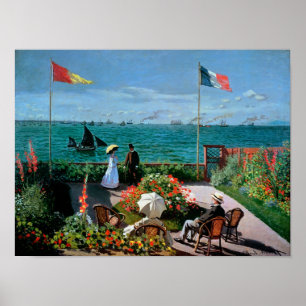 Claude Monet   Terrasse bei Sainte-Adresse, 1867 Poster