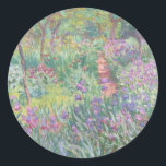 CLAUDE MONET "THE ARTIST'S GARDEN" UMSCHLAG AUFKLE RUNDER AUFKLEBER<br><div class="desc">CLAUDE MONET "THE ARTISTERS GARDEN" RUNDUMSCHLAG AUFKLEBER STICKER</div>