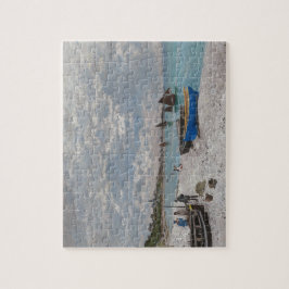 Claude Monet The Beach unter Sainte-Adresse 1867 Puzzle