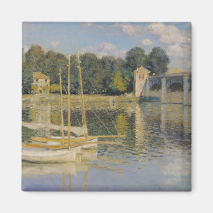 Claude Monet The Bridge at Argenteuil, 1874 Magnet