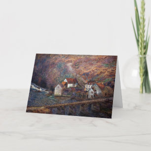 Claude Monet - The Bridge at Vervy Karte
