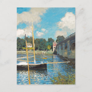 Claude Monet The Bridge bei Argenteuil (1874) Postkarte