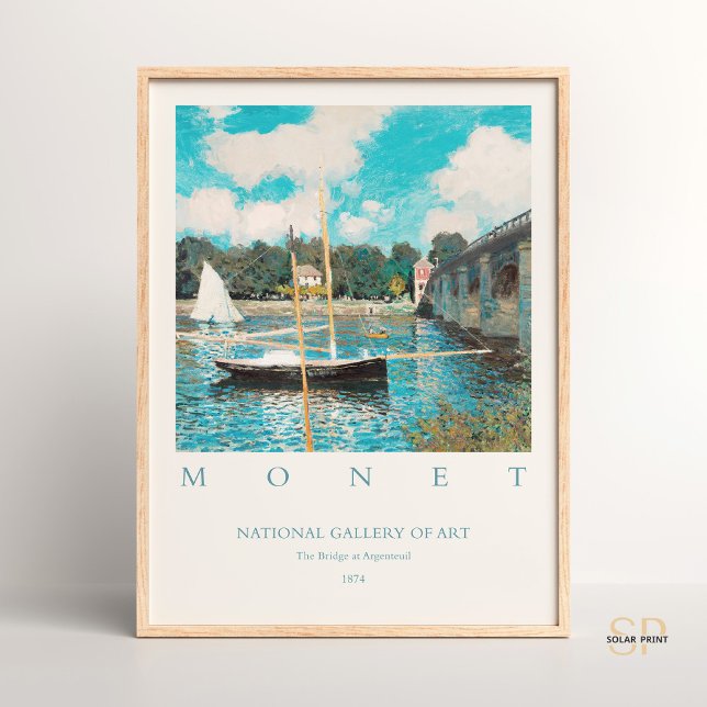 Claude Monet The Bridge bei der argentinischen Kun Poster (Von Creator hochgeladen)
