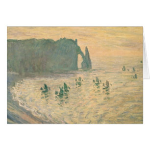 Claude Monet The Cliffs at Etretat, 1886