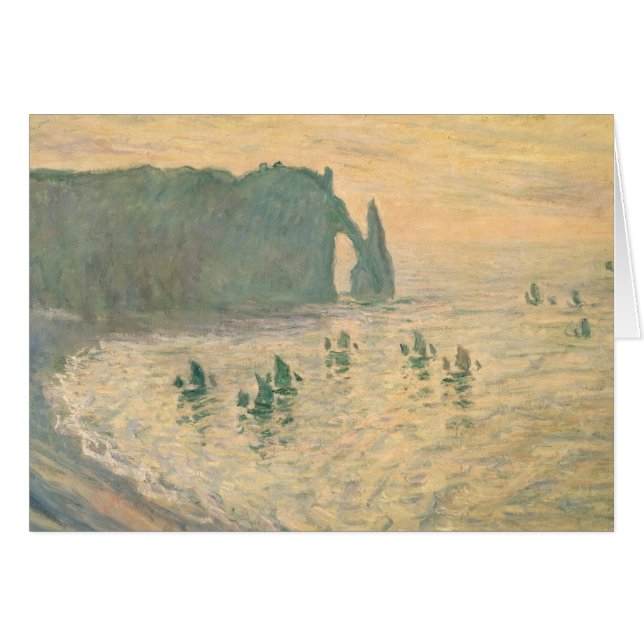 Claude Monet | The Cliffs at Etretat, 1886 (Vorderseite (Horizontal))