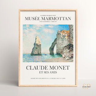 Claude Monet The Cliffs of Étretat Fine Art Print Poster