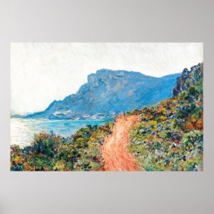 Claude Monet The Corniche bei Monaco Poster
