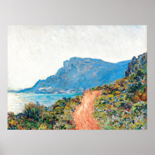 Claude Monet The Corniche bei Monaco Poster