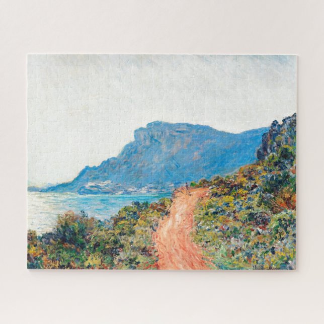 Claude Monet The Corniche bei Monaco Puzzle (Horizontal)