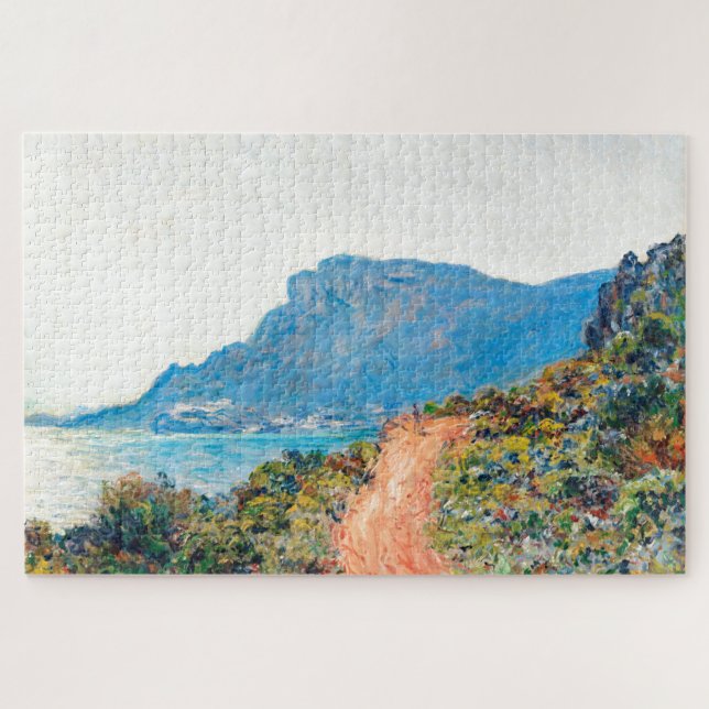 Claude Monet The Corniche bei Monaco Puzzle (Horizontal)