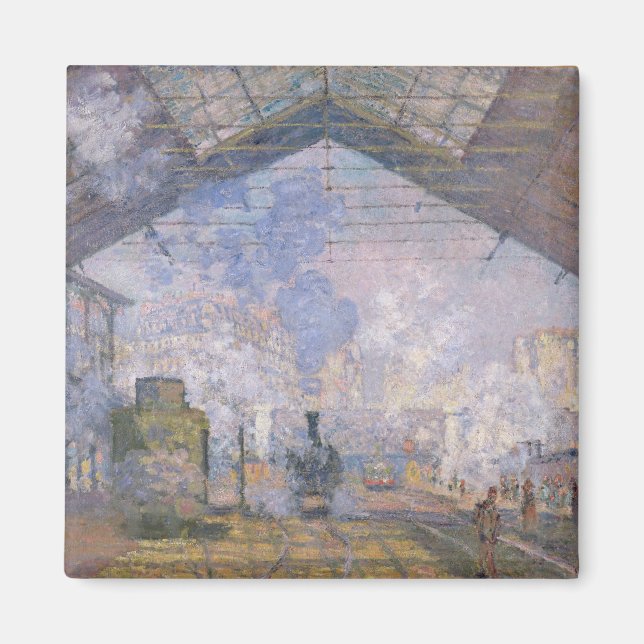 Claude Monet | The Gare St. Lazare, 1877 Magnet (Vorne)