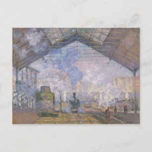 Claude Monet   The Gare St. Lazare, 1877 Postkarte