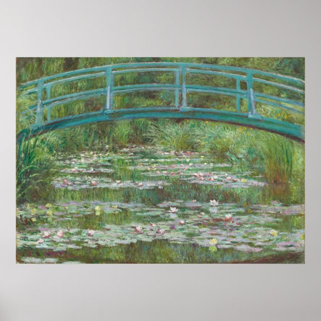 Claude Monet | The Japanese Footbridge, 1899 Poster (Vorne)