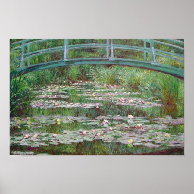 Claude Monet - The Japanese Footbridge Poster (Vorne)