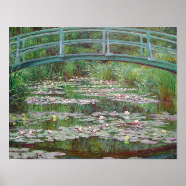 Claude Monet - The Japanese Footbridge Poster (Vorne)