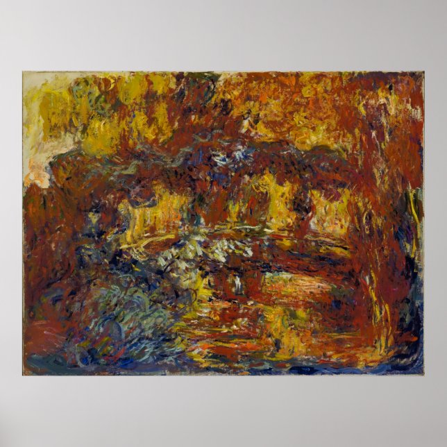 Claude Monet - The Japanese Footbridge Poster (Vorne)