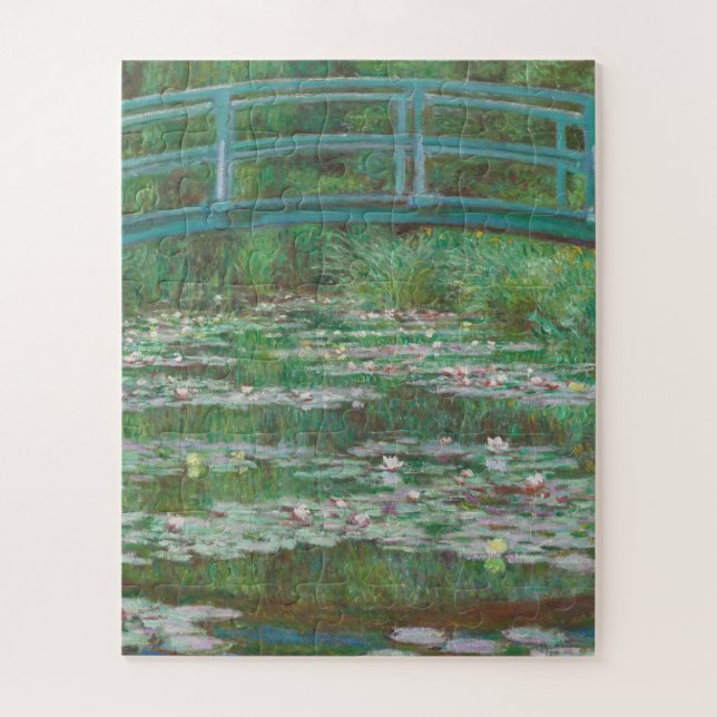 Claude Monet - The Japanese Footbridge Puzzle (Vertikal)