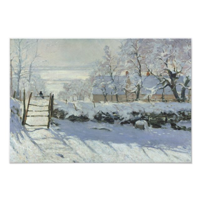 Claude Monet - The Magpie Fotodruck (Vorne)
