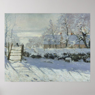 Claude Monet - The Magpie Poster