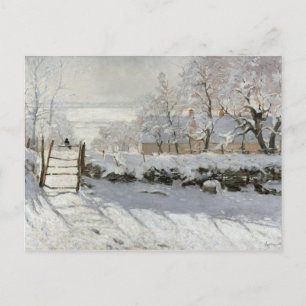 CLAUDE MONET THE MAGPIE POSTKARTE