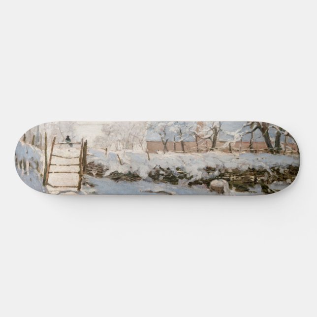 Claude Monet - The Magpie Skateboard (Horizontal)