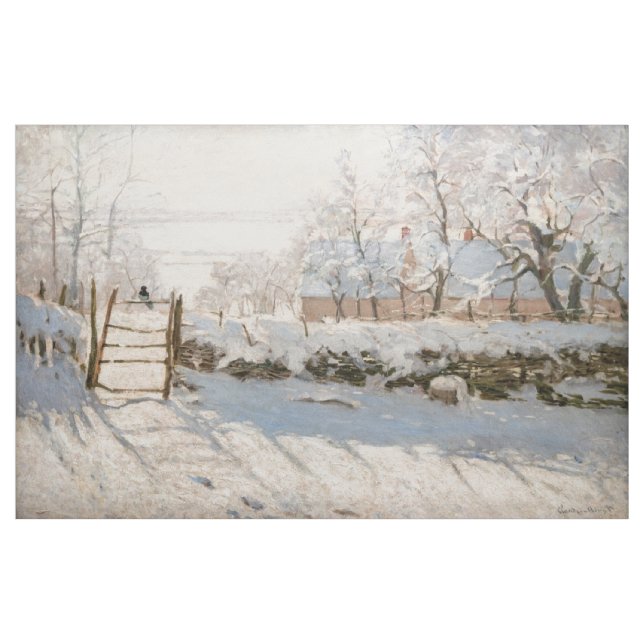 Claude Monet - The Magpie Stoff (Yard (91,4 cm))