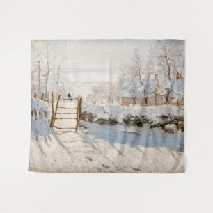 Claude Monet - The Magpie Wandteppich