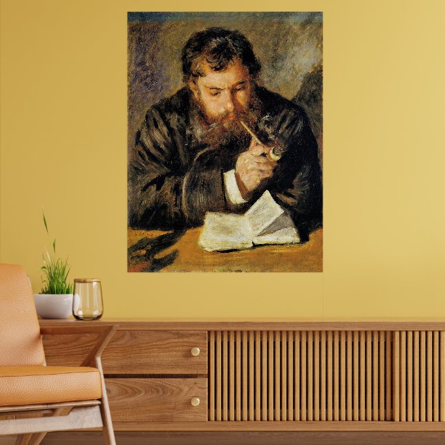 Claude Monet (The Reader) by Renoir Poster (Wohnzimmer 2)