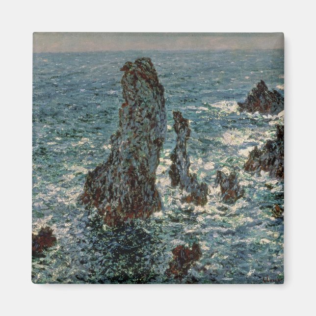 Claude Monet | The Rocks at Belle-Ile, 1886 Magnet (Vorne)