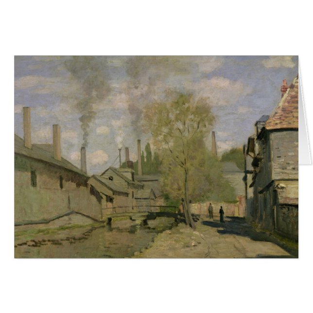 Claude Monet | The Stream of Robec at Rouen, 1872 (Vorderseite (Horizontal))
