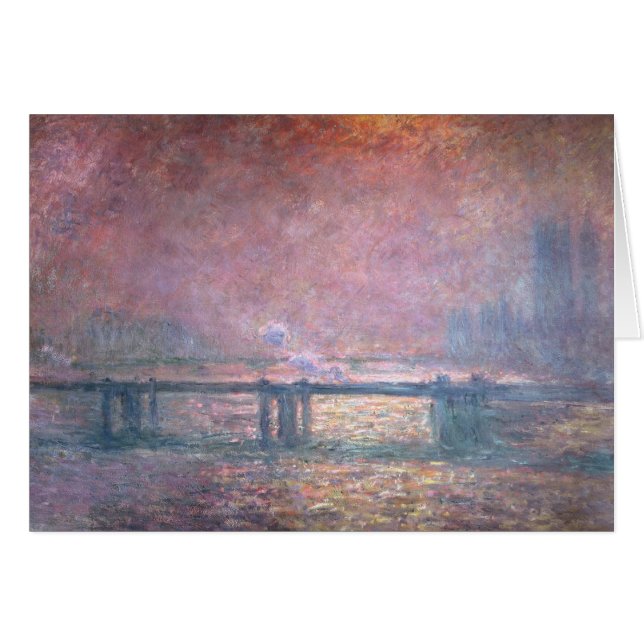 Claude Monet | The Thames at Charing Cross, 1903 (Vorderseite (Horizontal))