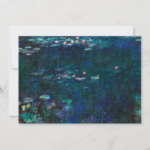Claude Monet - The Water Lilies - grüne Reflexion